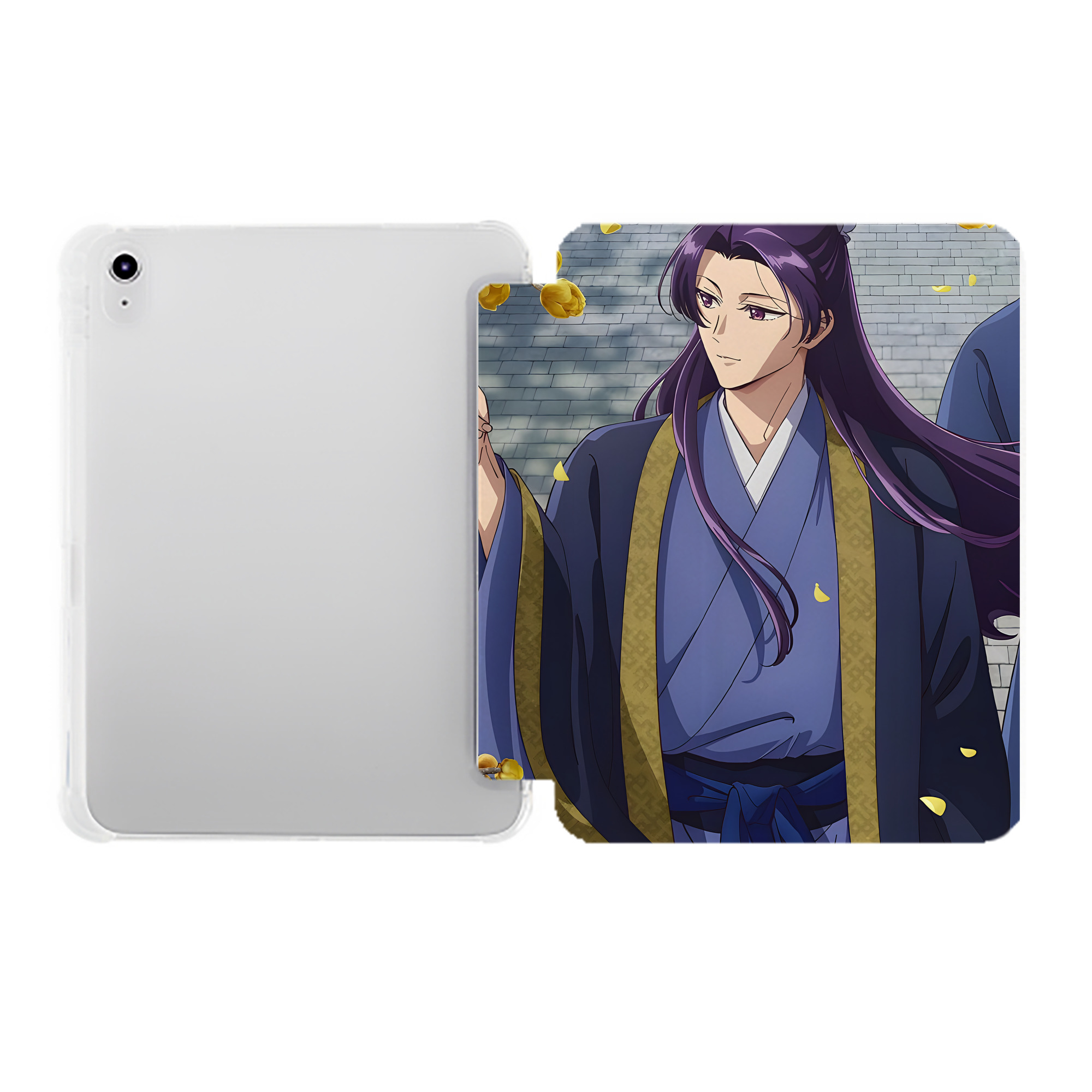 （画像用） 薬屋のひとりごと The Apothecary Diaries IPad ケース ペン収納付き 三つ折りスタンド PUレザー×シリコン 対応機種9.5/10.5/10.9インチ